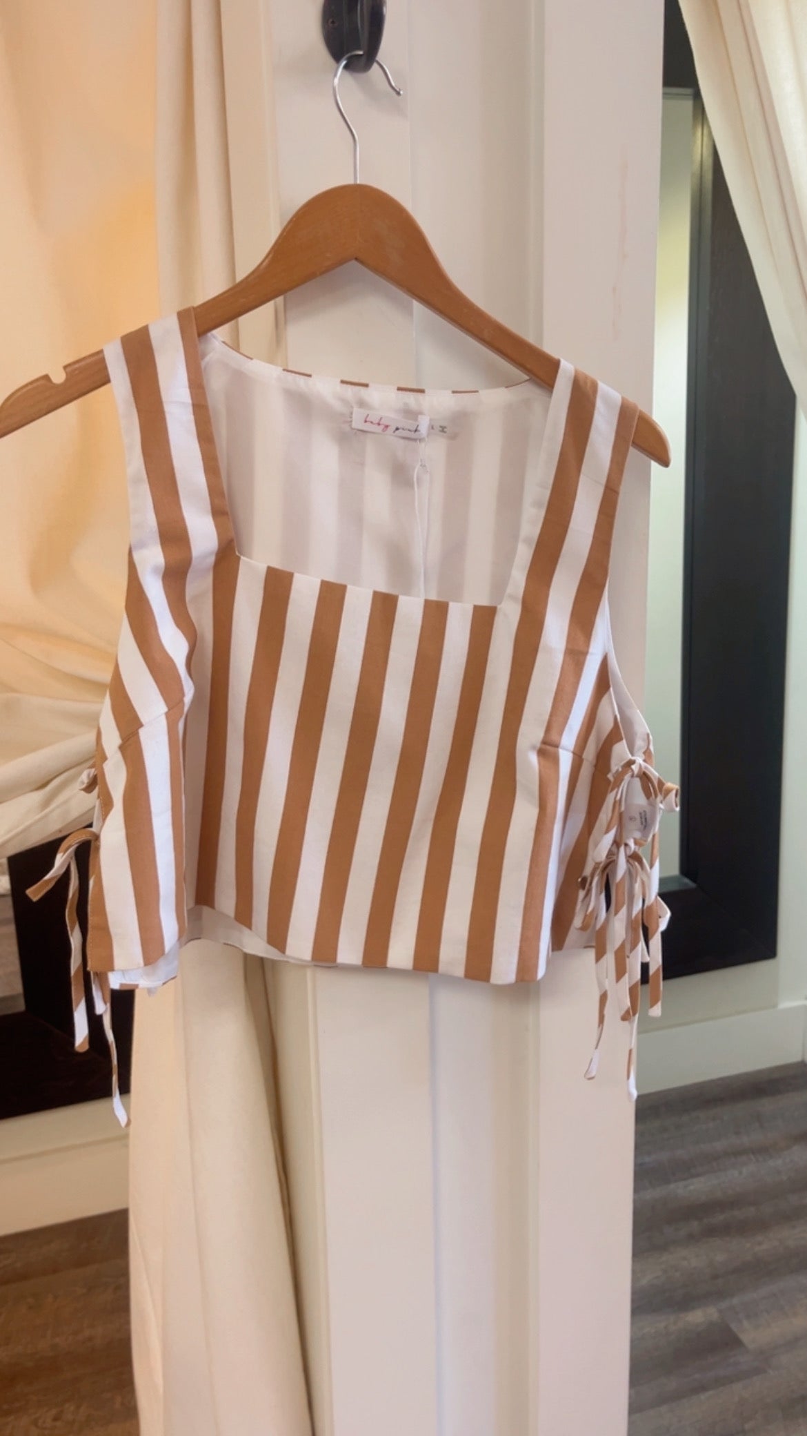 Brown Stripe Set (SKIRT)