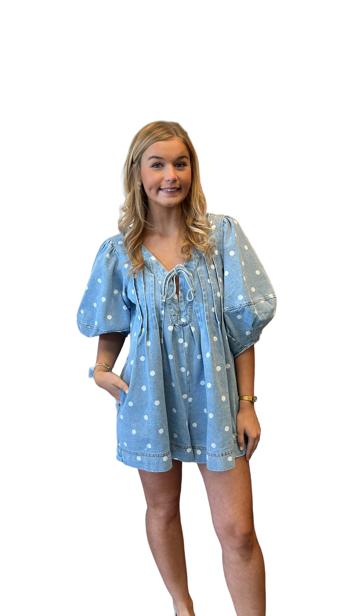 Darling in Denim Romper