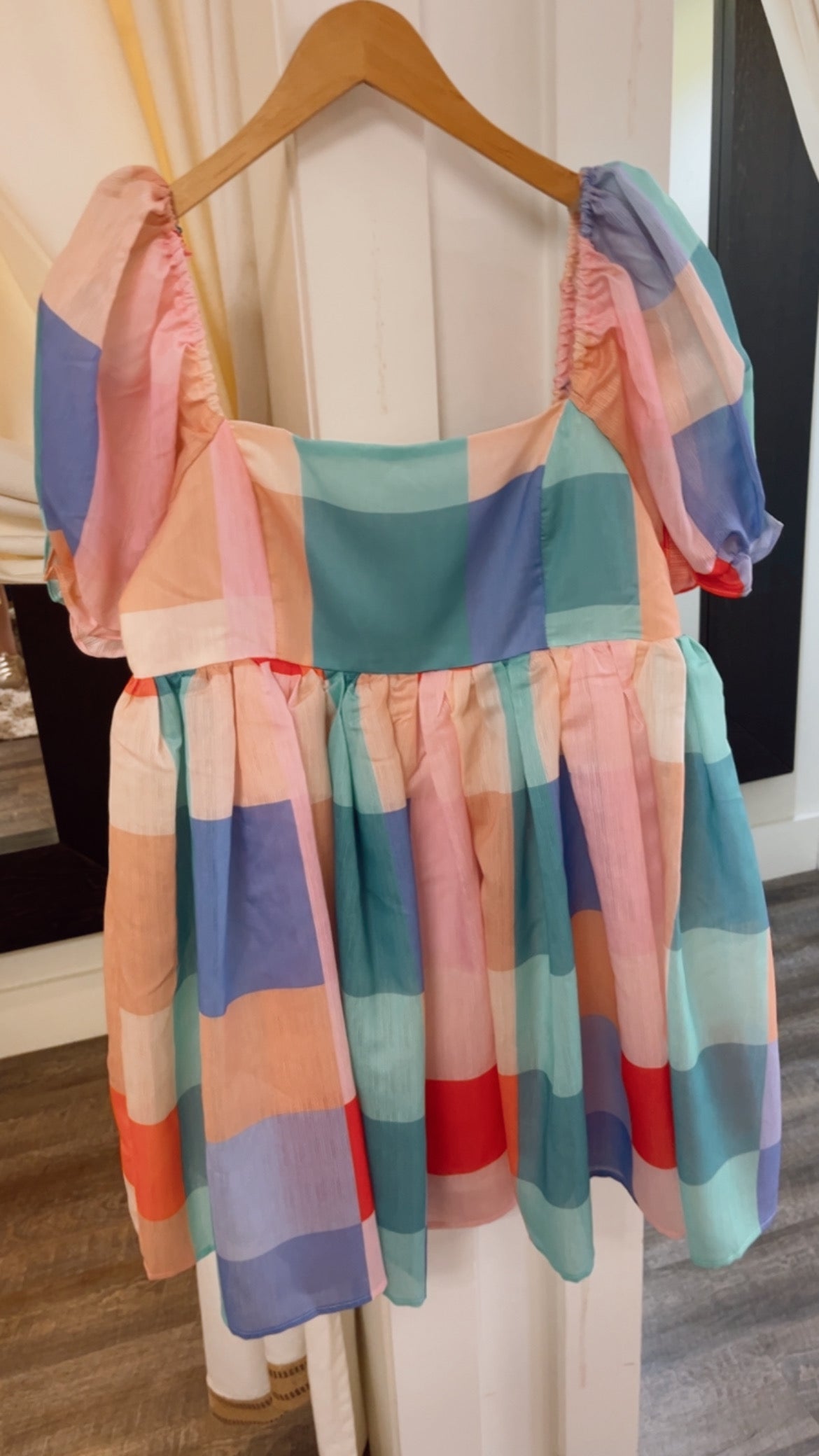 Multi Color Babydoll Dress