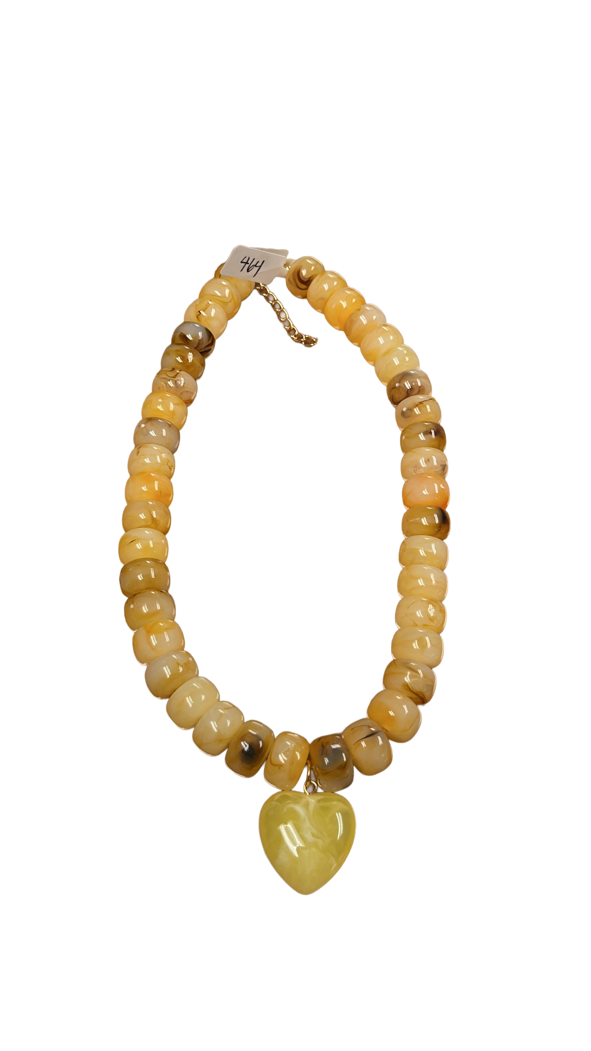 Yellow Crystal Necklace