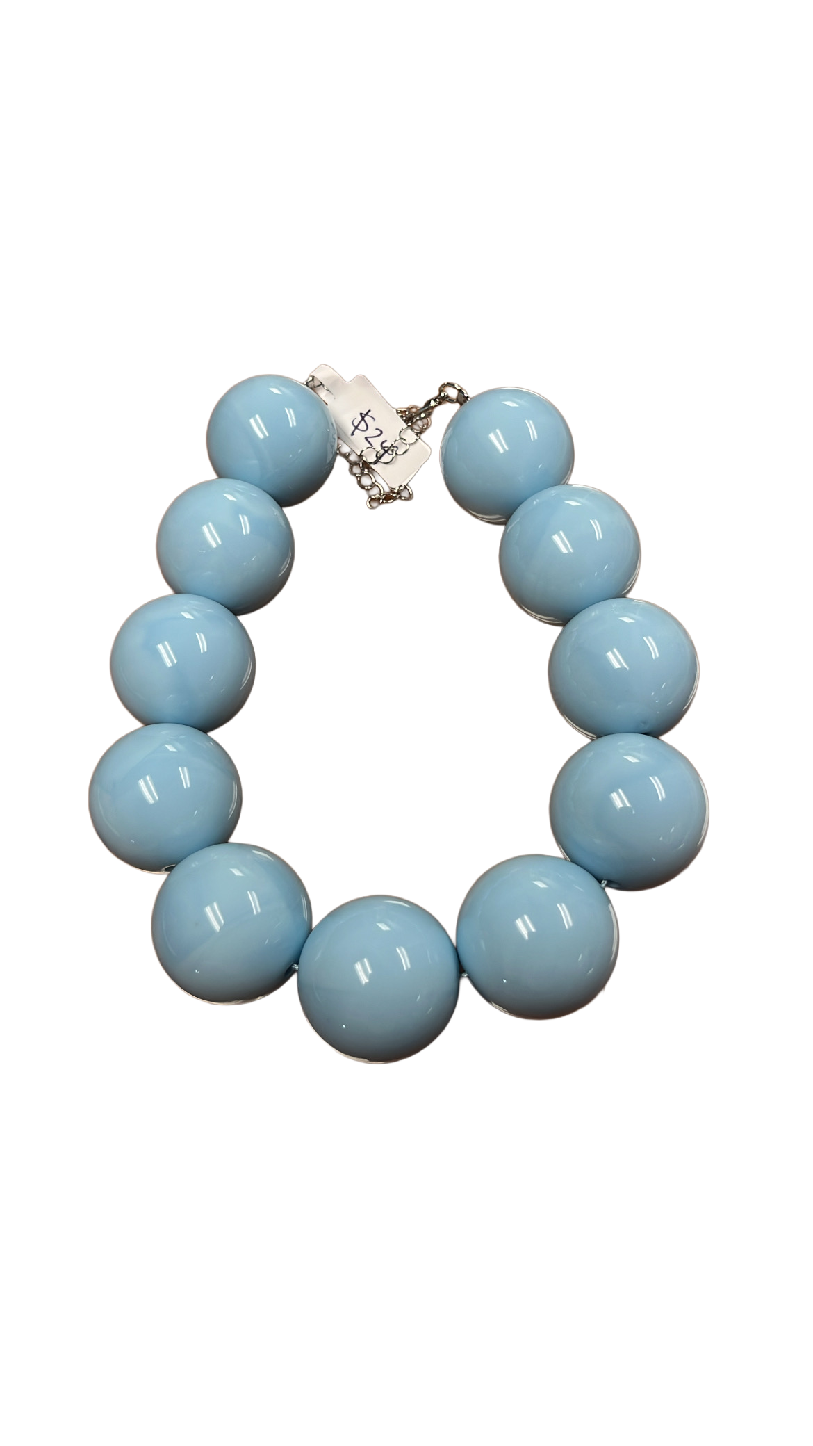 Baby Blue Statement Necklace
