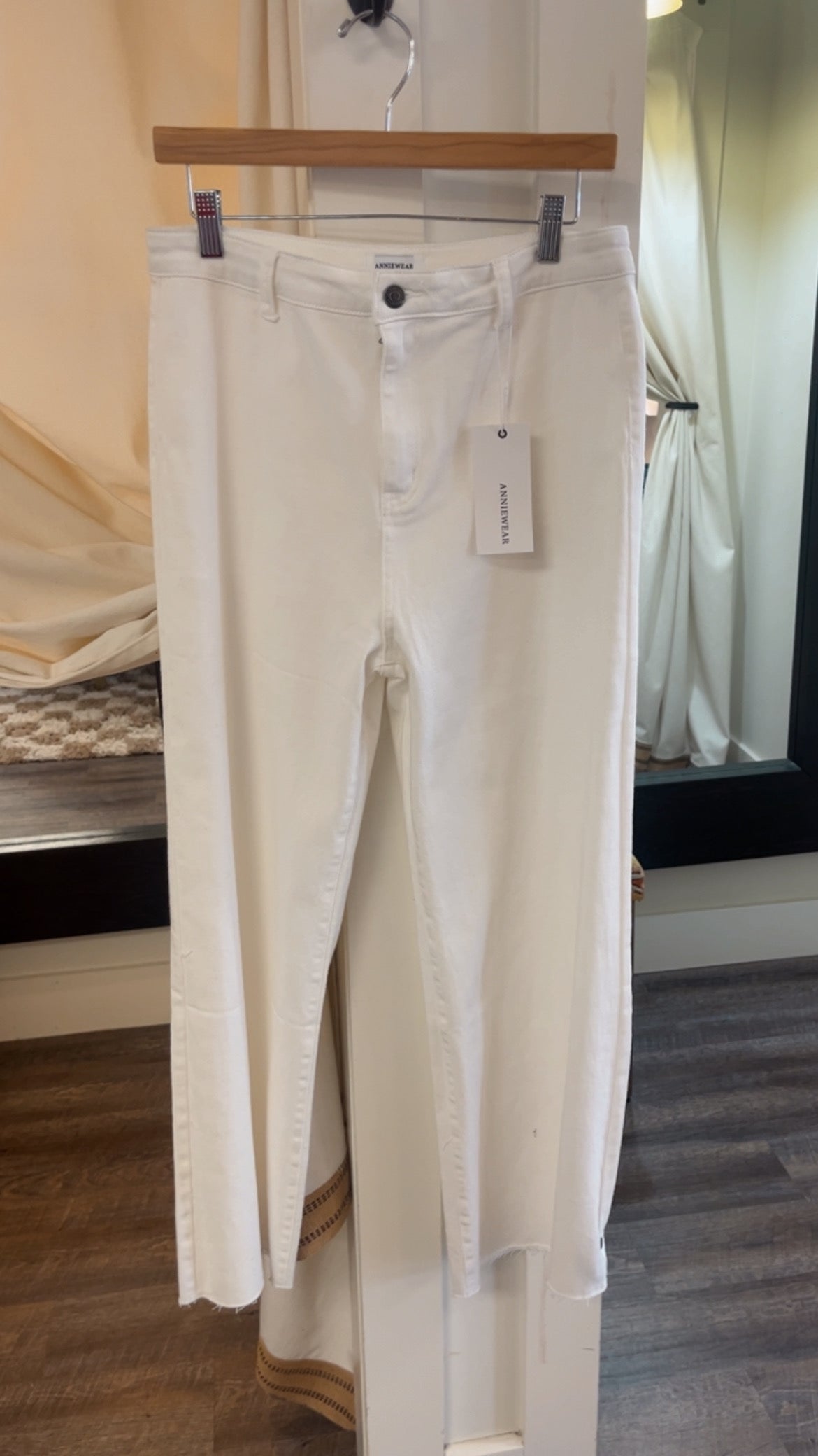 White Distressed Jeans