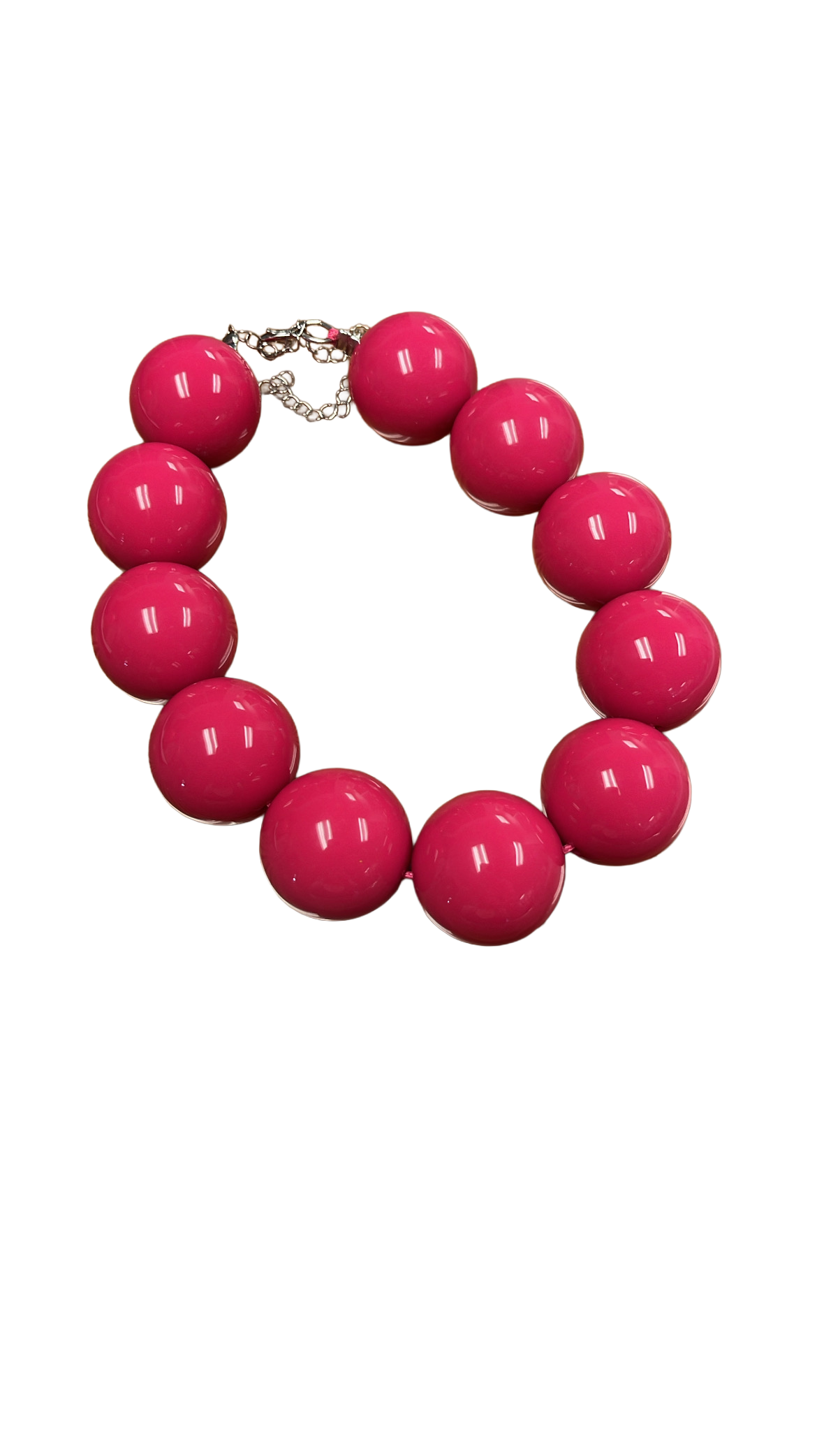 Hot Pink Statement Necklace