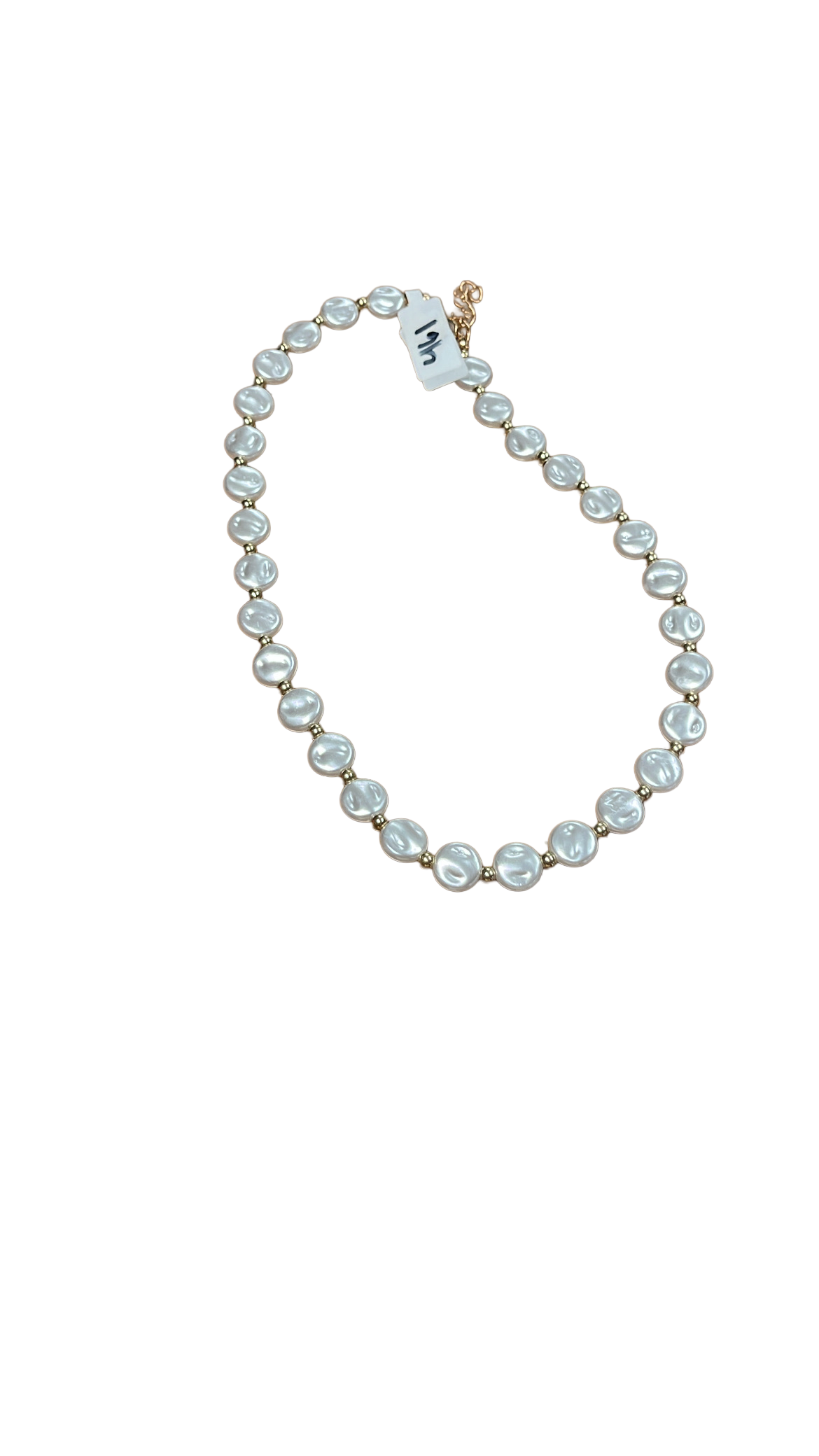 Flat Pearl Necklace