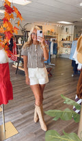 Crème shorts