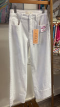 Risen Tummy Control White Jeans