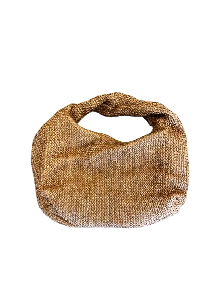 Tan Straw Purse
